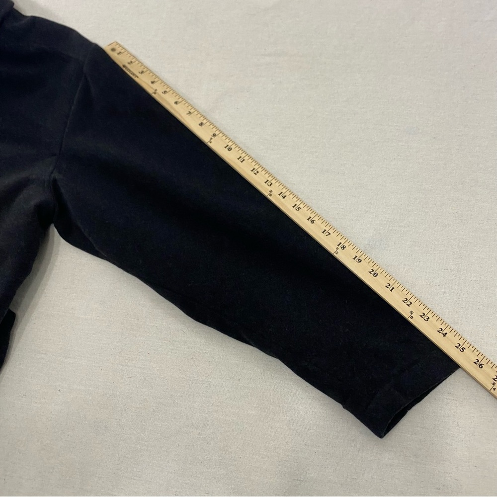 LL Bean Wool Bomber Jacket Coat Parka Mens Large Black 0DCY6 Winter Collared Zip - Picture 9 of 9